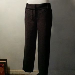 Black jaquered dress pants